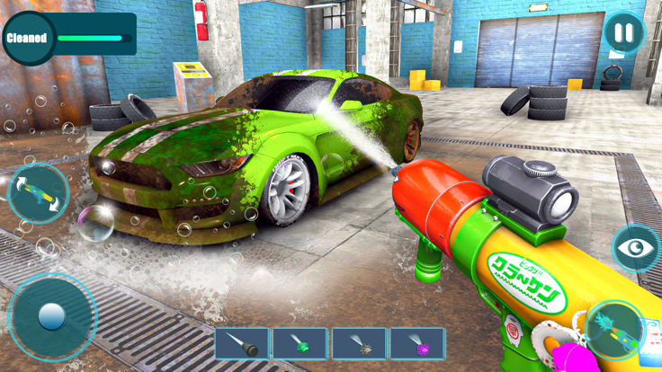 Power Gun Washer Simulator 3D截图1