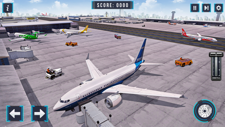 Airplane Flight Flying Game 3D截图4