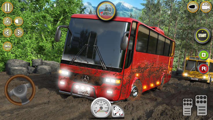 Offroad Mud Bus Simulator Game截图3