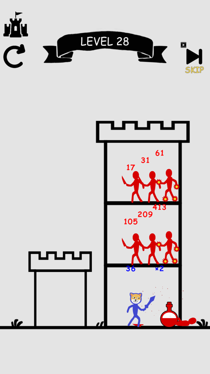 火柴人城堡截图2