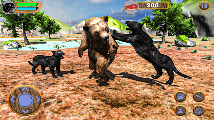 Wild Black Panther Furious Sim截图1