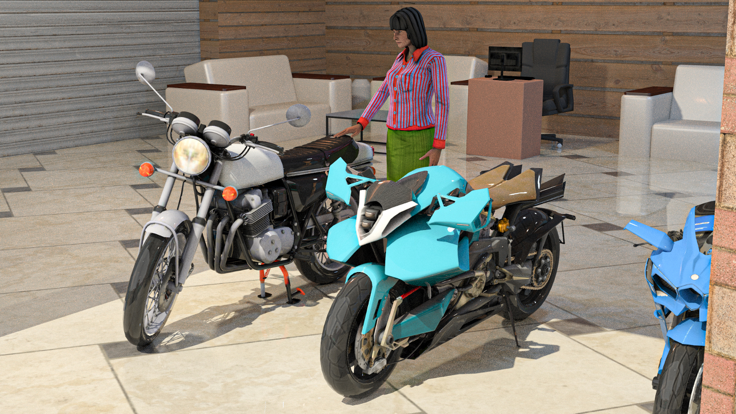 Motorcycle Bike Dealer Games截图3