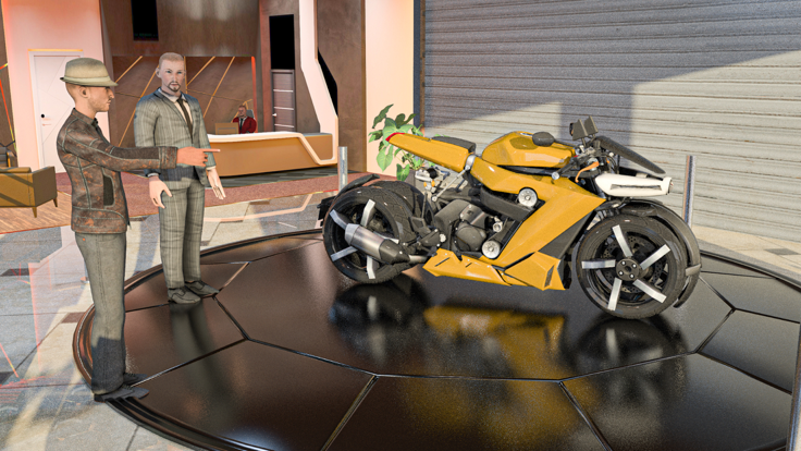 Motorcycle Bike Dealer Games截图2