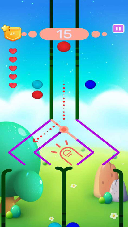 Super Bubbles Ball Taping Game截图5