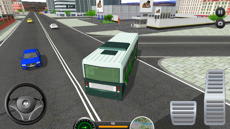 Modern Bus Driving Games 3D截图3