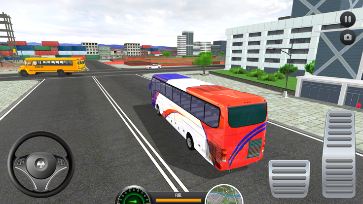 Modern Bus Driving Games 3D截图5