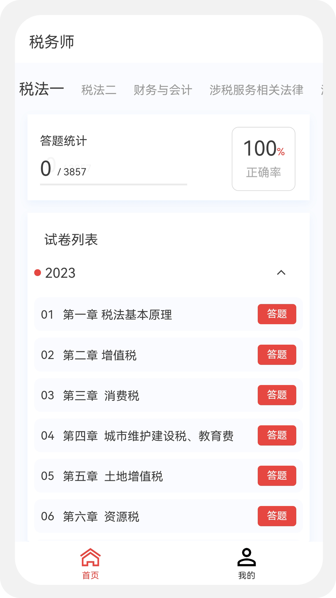 税务师100题库v1.0.0截图1