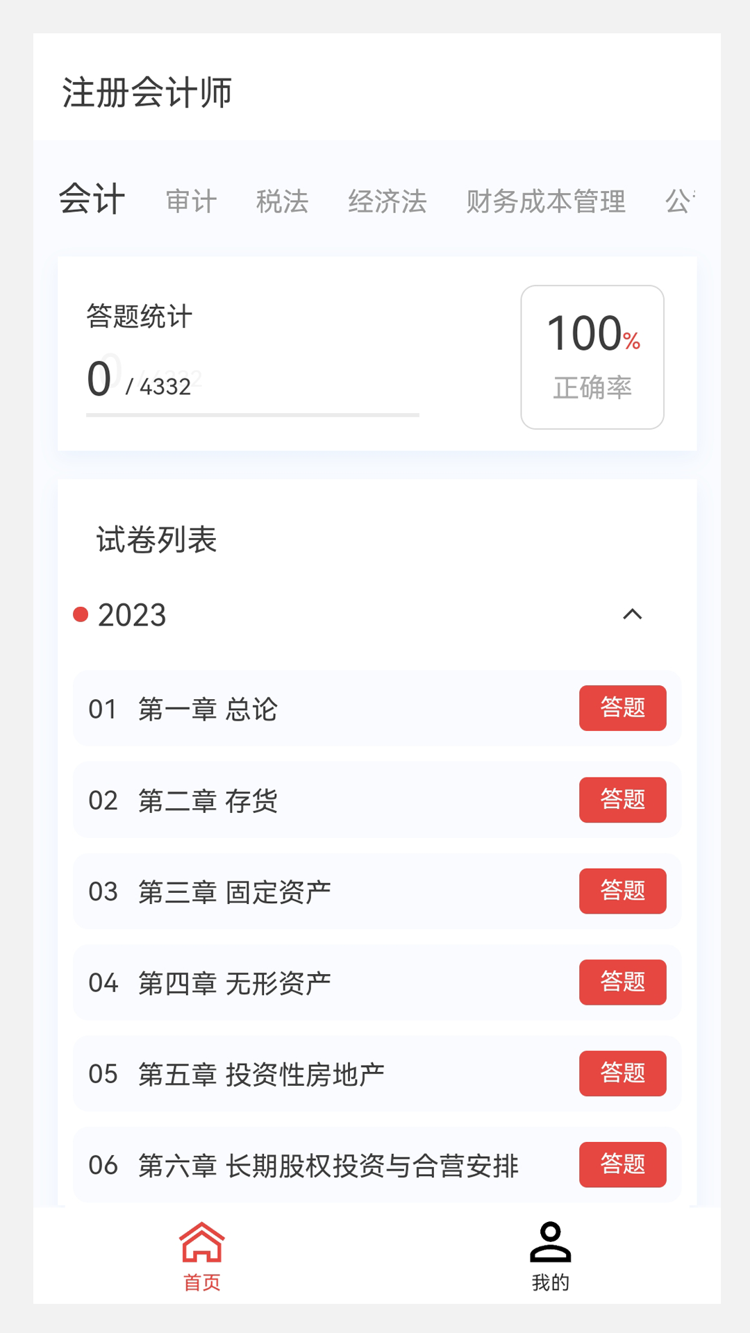 会计职称原题库v1.0.0截图1