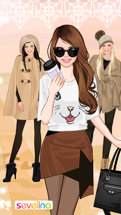 Autumn fashion dress up game截图2