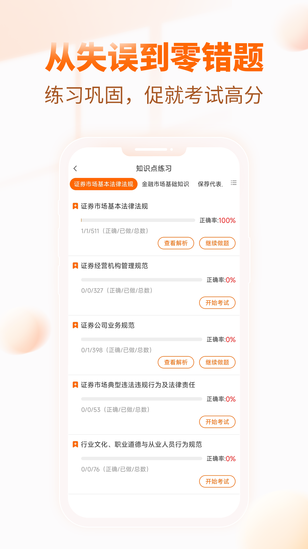 证券从业资格考试v3.3.2截图2