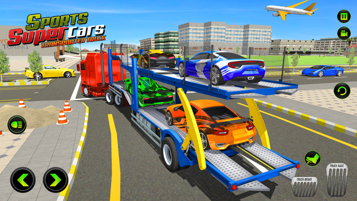 Car Cargo Truck Transport 3D截图5