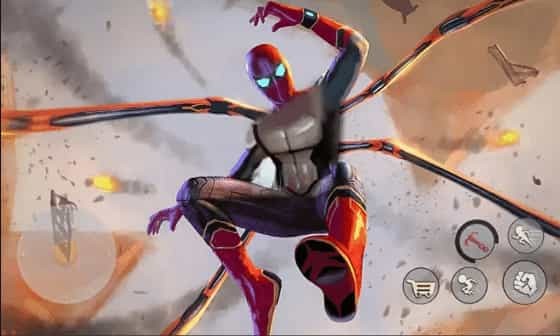 黑蜘蛛绳超级英雄截图3