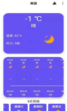 安果天氣預(yù)報(bào)截圖