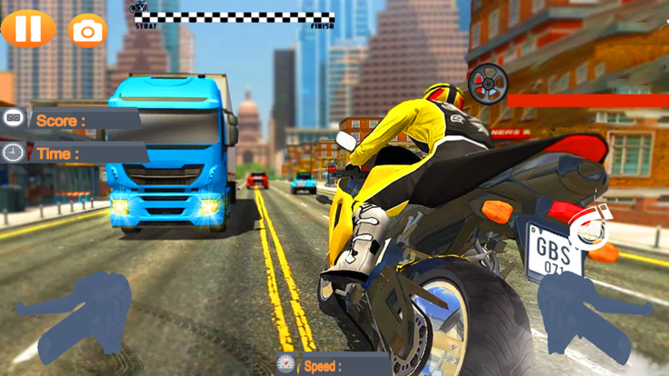 Moto Highway Traffic Racer截图4