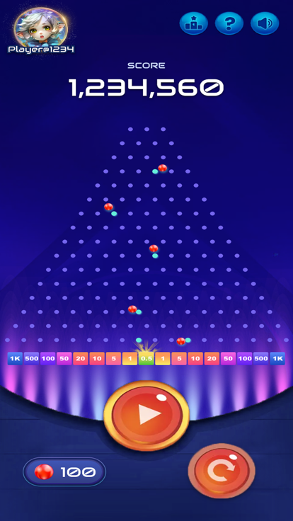 Ball Ball Plinko截图3