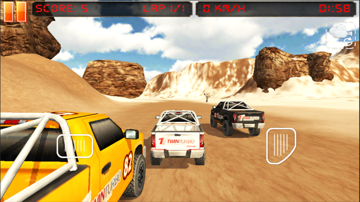 4x4 Jeep Rally RacingReal Drifting in Desert截图2