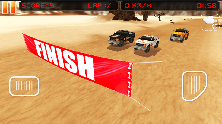 4x4 Jeep Rally RacingReal Drifting in Desert截图1