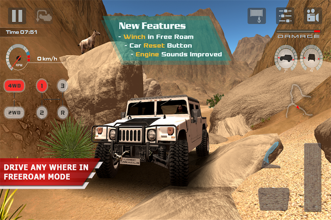 越野驾驶：沙漠截图1