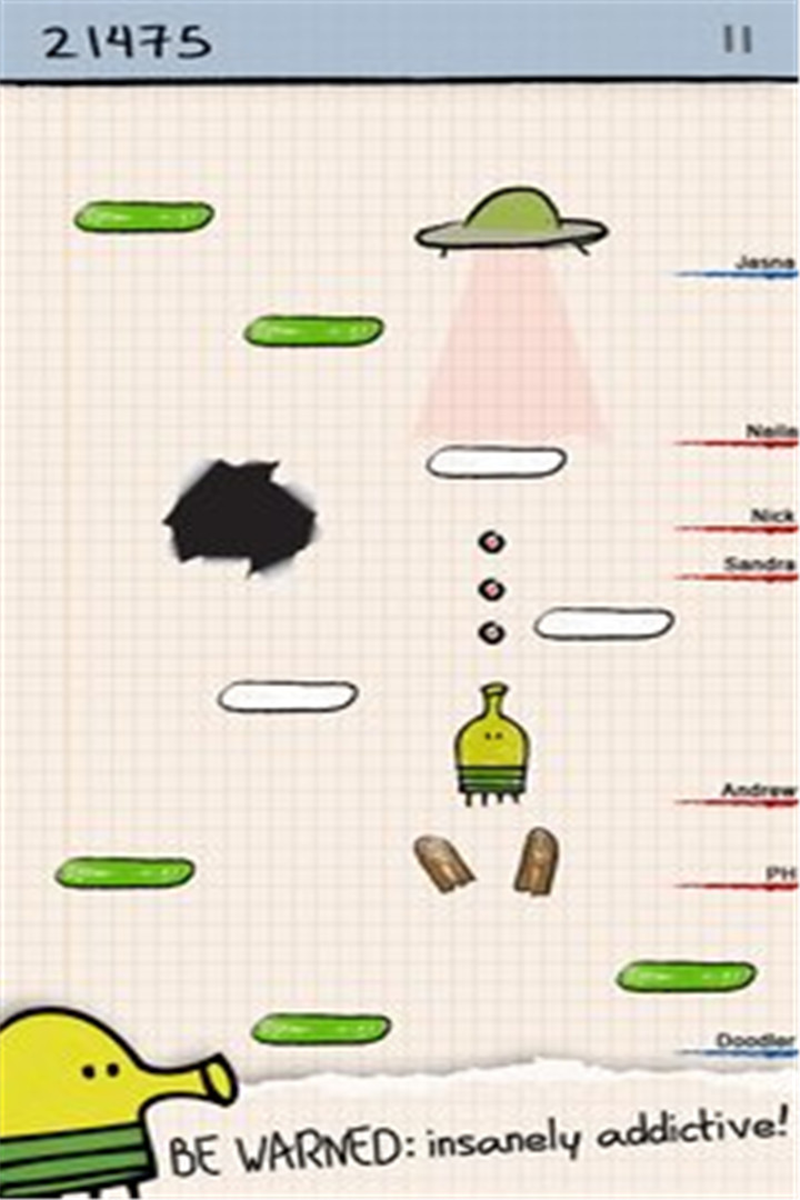 涂鸦跳跃DoodleJump截图1