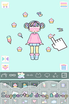 粉彩女孩截圖