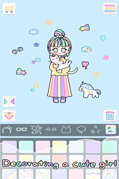 粉彩女孩截圖