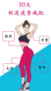 女性健身减肥截图