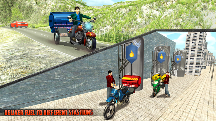 Oil Tanker Bike Transporter截图2