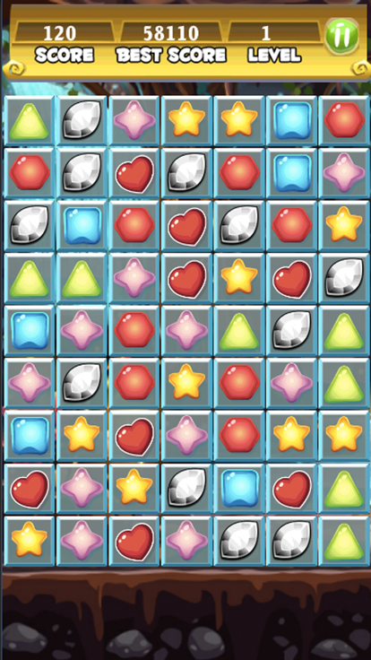 Clash of Diamonds Jewels Match 3 Puzzle Game截图3