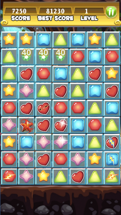 Clash of Diamonds Jewels Match 3 Puzzle Game截图4