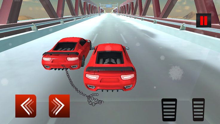 Chained Car Race In Snow截图2