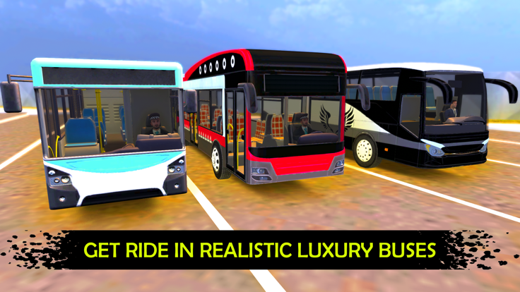 Passenger Coach Bus Driving 3D截图1