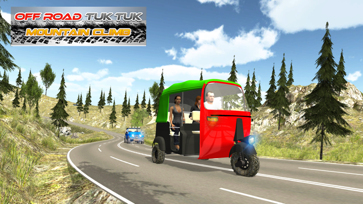 Offroad Tuk Tuk Mountain Climb截图5