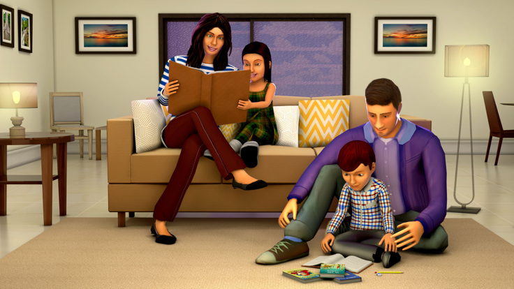 真实 虚拟 家庭 生活 妈妈 和 爸爸截图4
