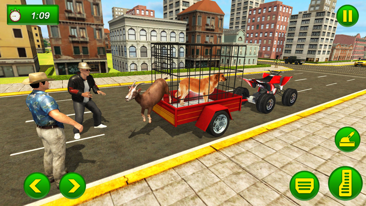 Pet Transport  Atv Dog Game截图1