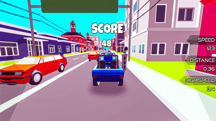 Paw Puppy Traffic World Racing截图5