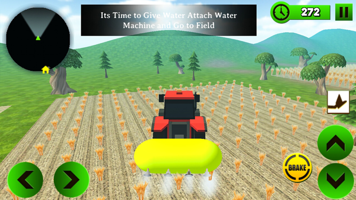 Block Farming Tractor Sim截图2