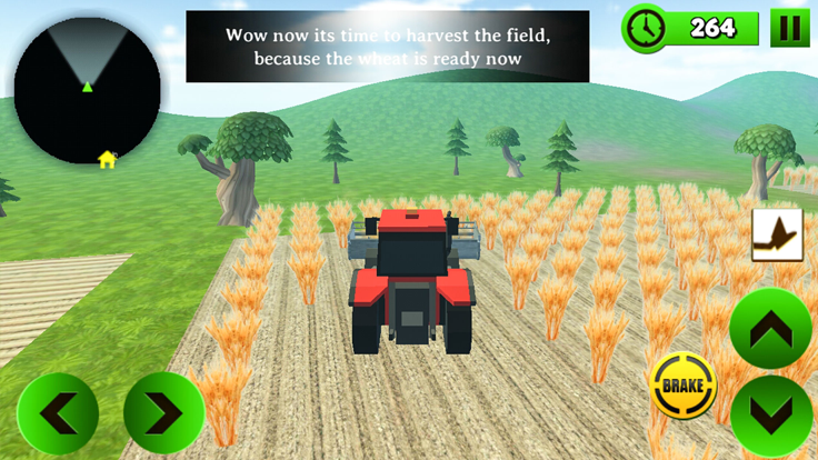 Block Farming Tractor Sim截图1
