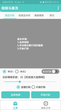 視頻馬賽克截圖