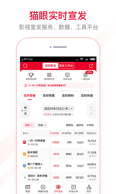 猫眼专业版v7.2.1截图3