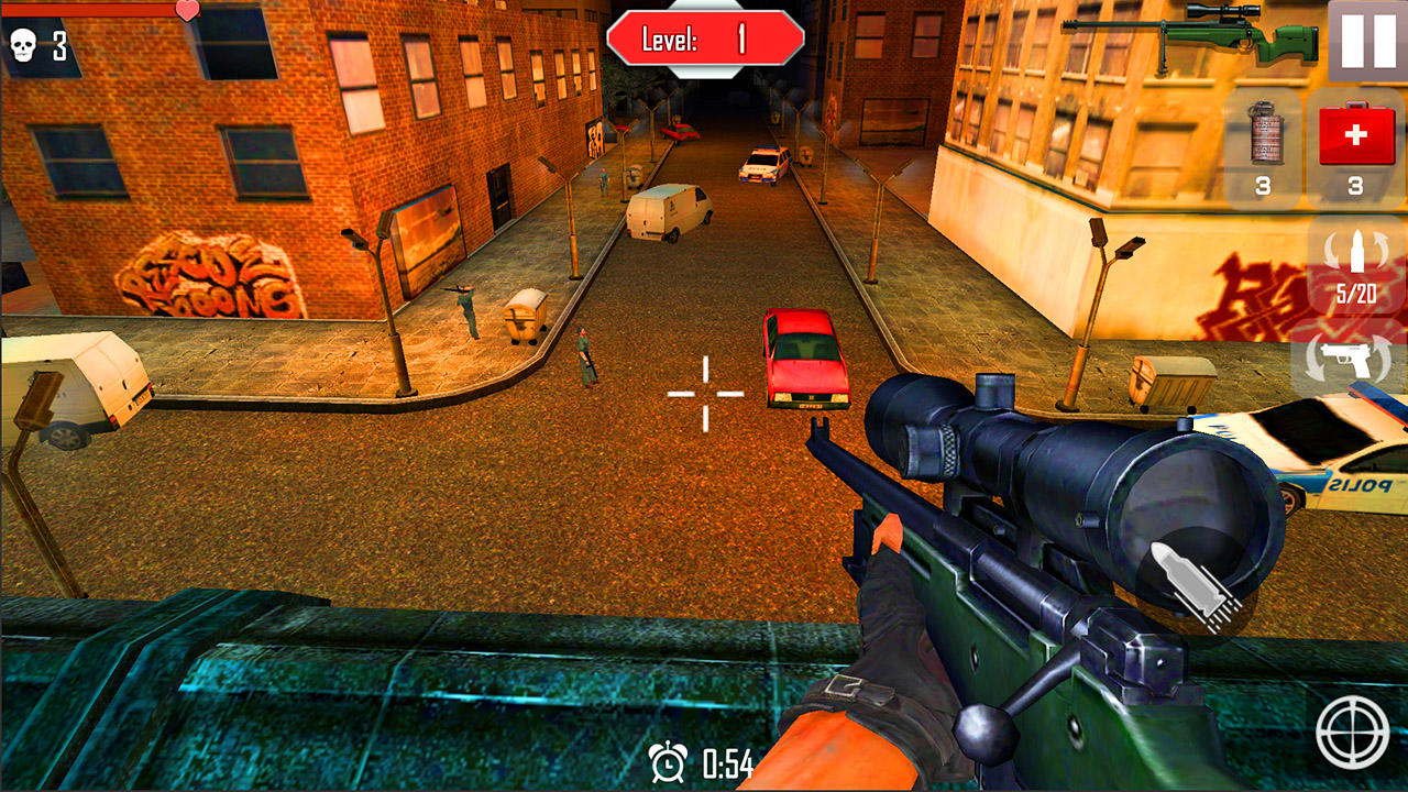 狙击杀手3D现代城市战争截图5