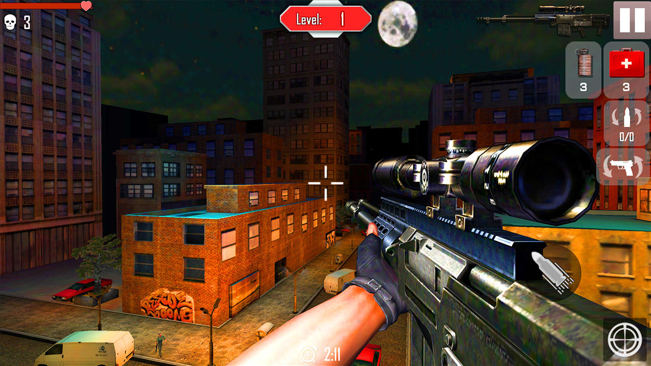 狙击杀手3D现代城市战争截图3