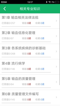 輸血技術(shù)題庫(kù)截圖