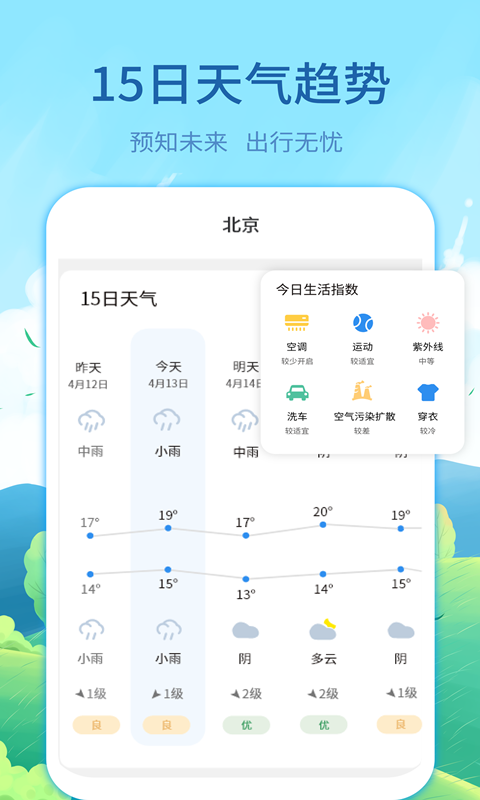 实时天气预告截图4