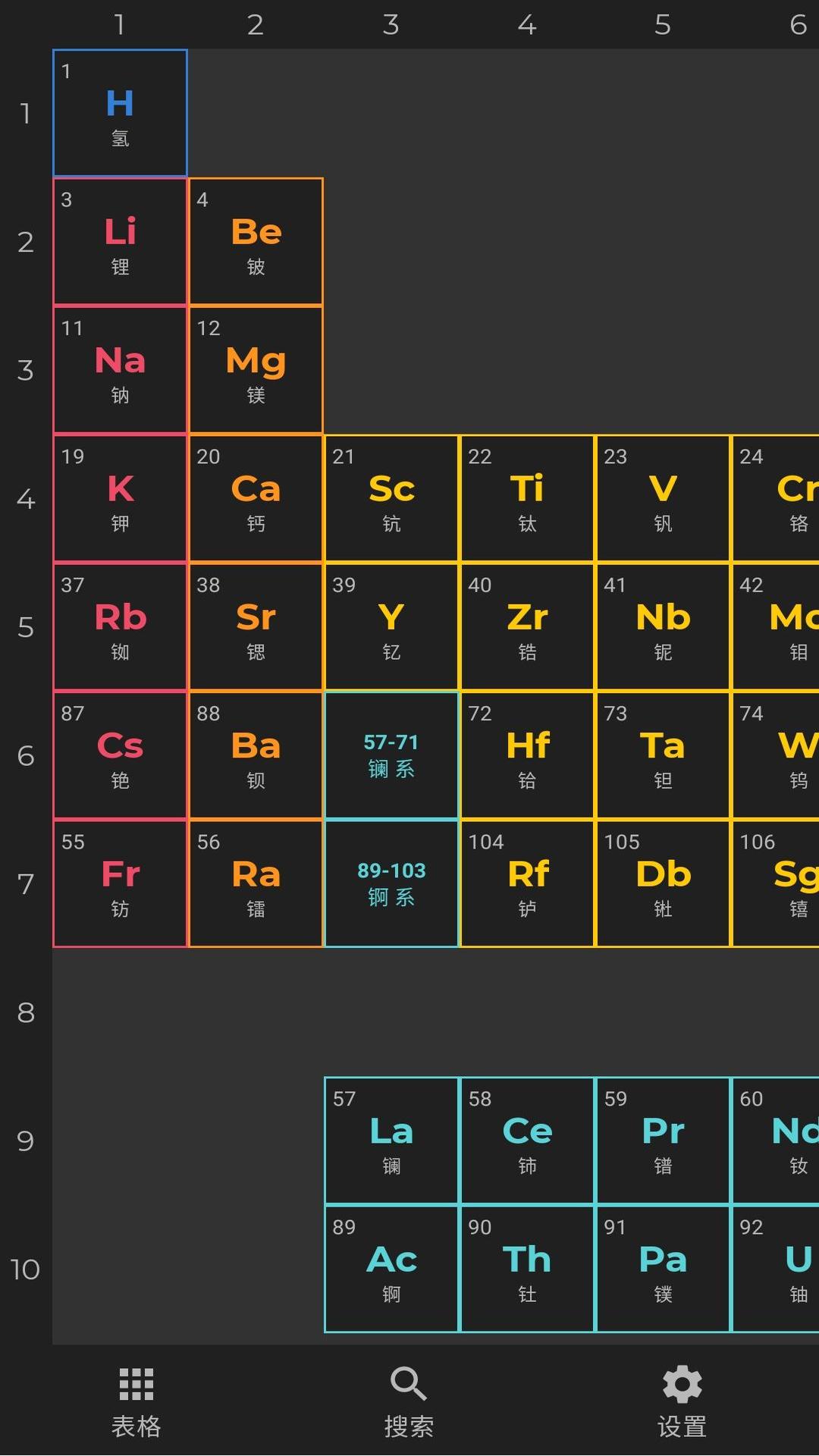 元素周期表v1.1.4截图3