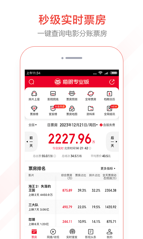 猫眼专业版v7.6.0截图5