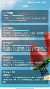 AI天氣預報截圖