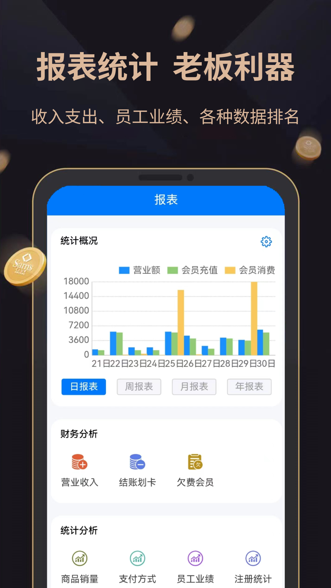 飞飞会员管理收银系统v2.1.013截图3