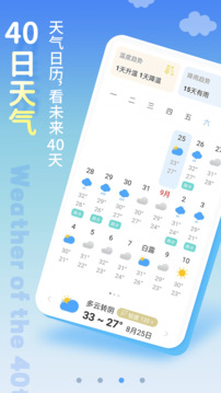 天气预报截图