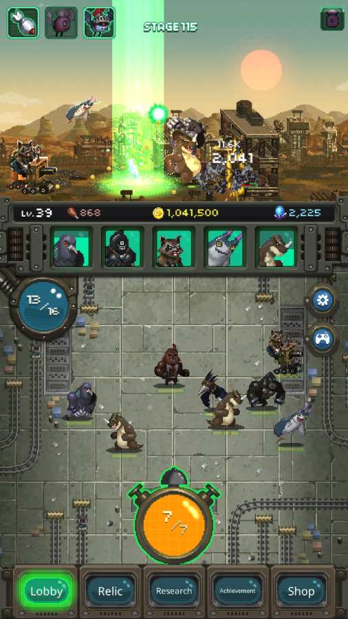 World Beast War: Destroy the World in an Idle RPG截图1