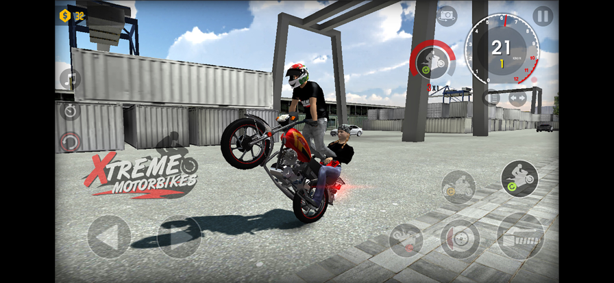 Xtreme摩托车赛车游戏真正的特技自行车比赛模拟器截图3